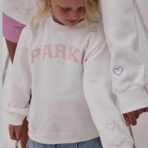 PARKE MOMMY + ME KIDS GIRL SWEATSHIRT 6T NEW mockneck